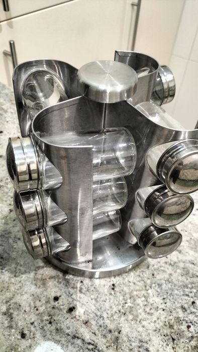 Suporte de especiarias rotativo
