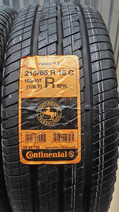 шини 215/65R16C. Continental. нові