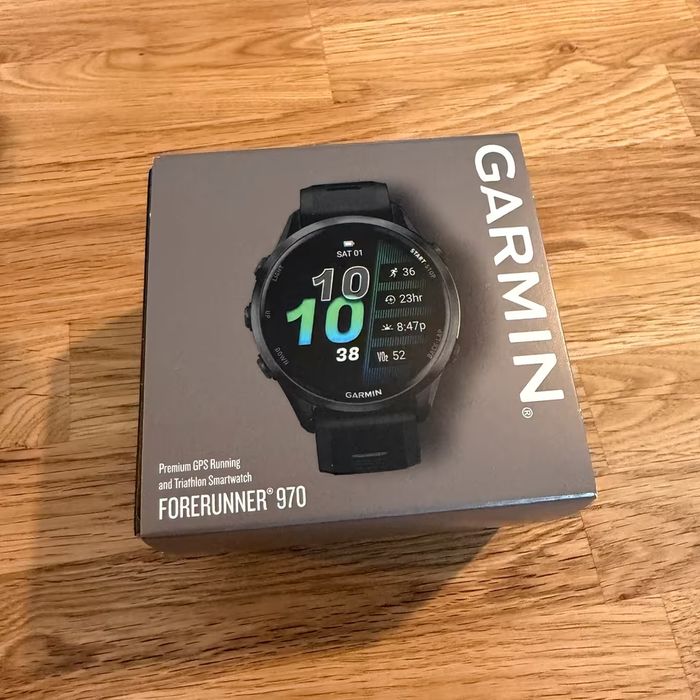 Garmin Forerunner 970 schwarz mit OVP und Rechnung