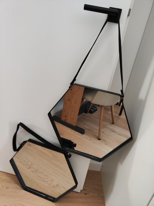 Lustra heksagon wiszące