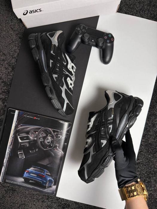 Мужские кроссовки асикс гель ник ASICS Gel-NYC GTX Black Metallic [41-46]