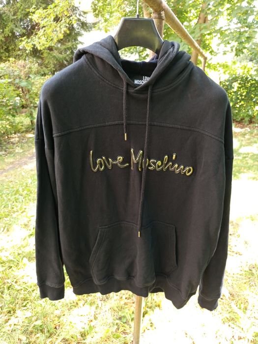 Moschino oryginalne bluzy z kapturem