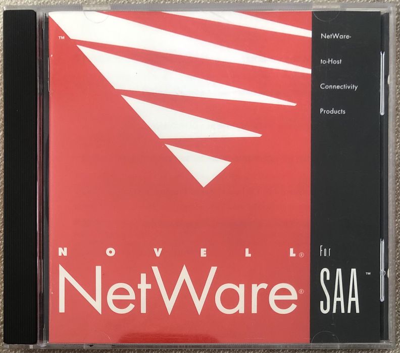 • Novell NetWare 4 4.1 4.11 (Folia!) + SAA + Licencja 1000 User + Corel WordPerfect - Kolekcjonerski Nowy Oryginalny Zestaw Płyt CD Administratora