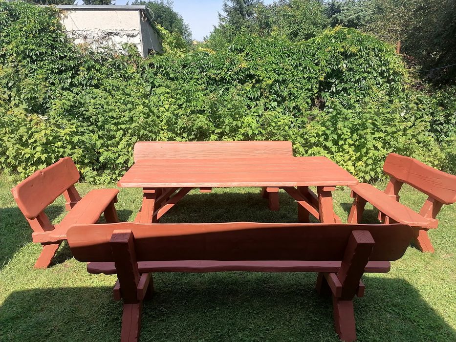 Duży zestaw mebli ogrodowych