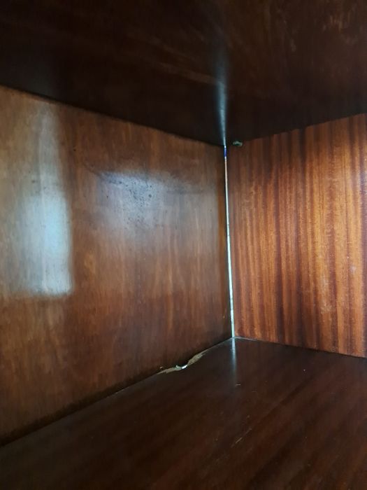 Móvel de sala antigo vintage madeira cerejeira