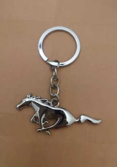 Nowy brelok Mustang srebrny konik breloczek z do kluczy