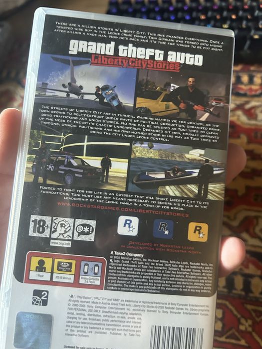 Gta liberty city stories psp komplet