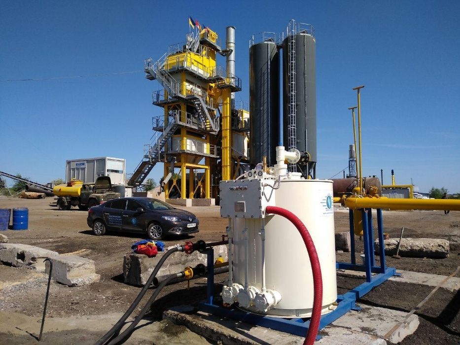 Газоснабжение предприятия пропаном, Автономное газоснабжение, емкости