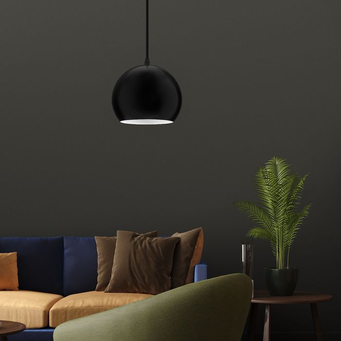 Lampa wisząca czarna