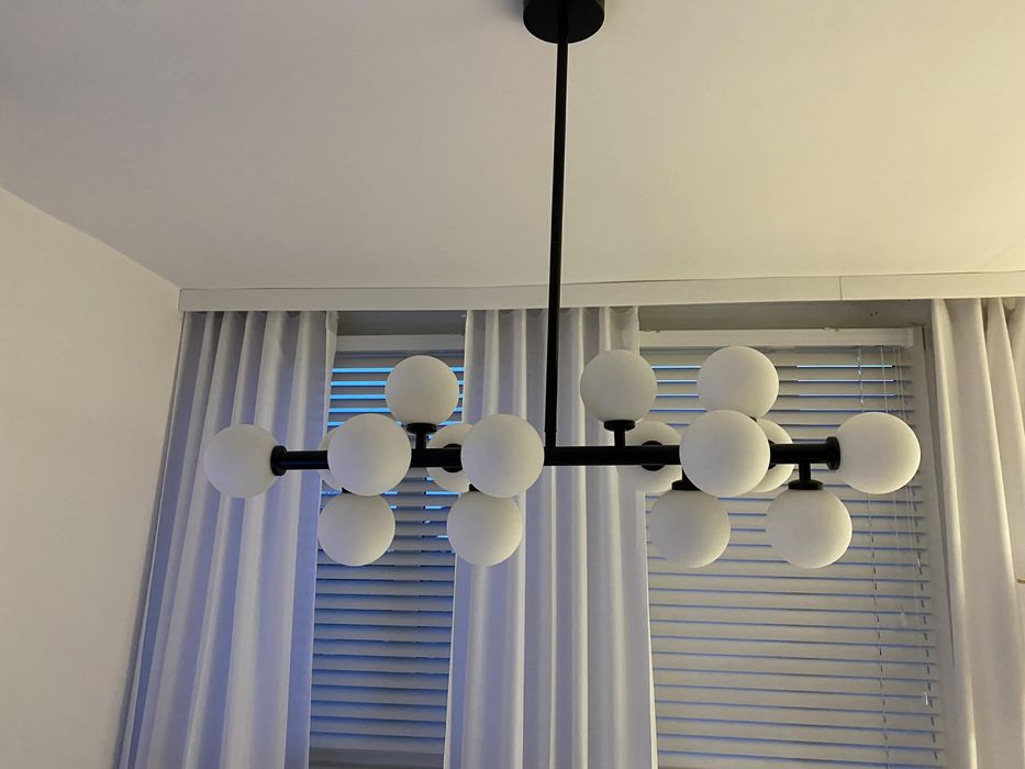 Lampa  wiszaca czarna Petrica w 16