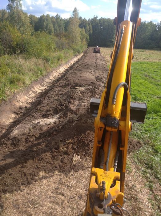 Usługi koparką ładowarka i minikoparka