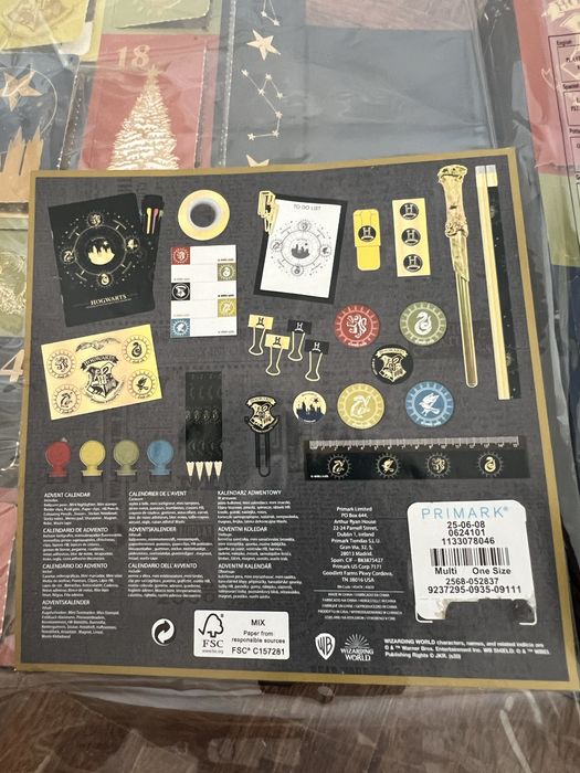 Calendário advento Harry Potter (completo)