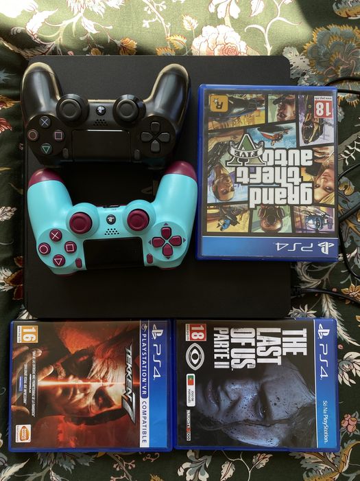 Ps4 slim 1tb em otimo estado