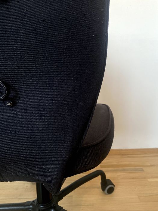 Czarne krzesło do biurka IKEA