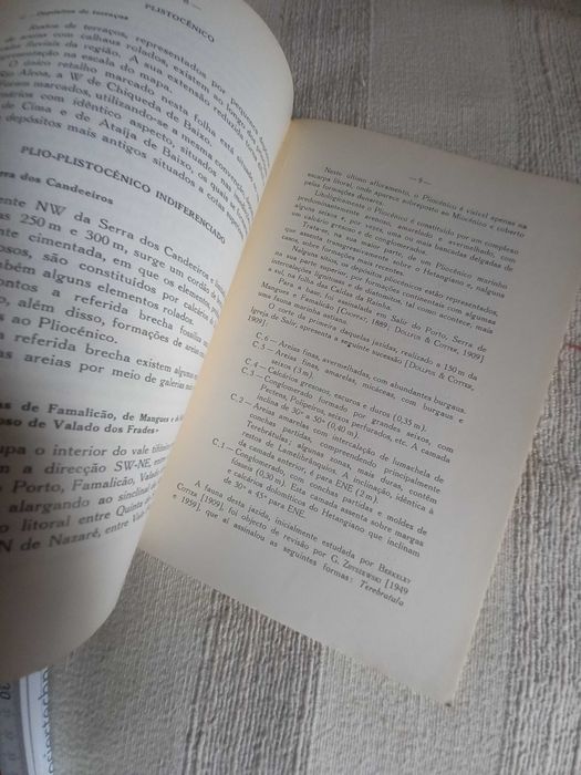 carta geológica de Alcobaça em 1 9 6 3