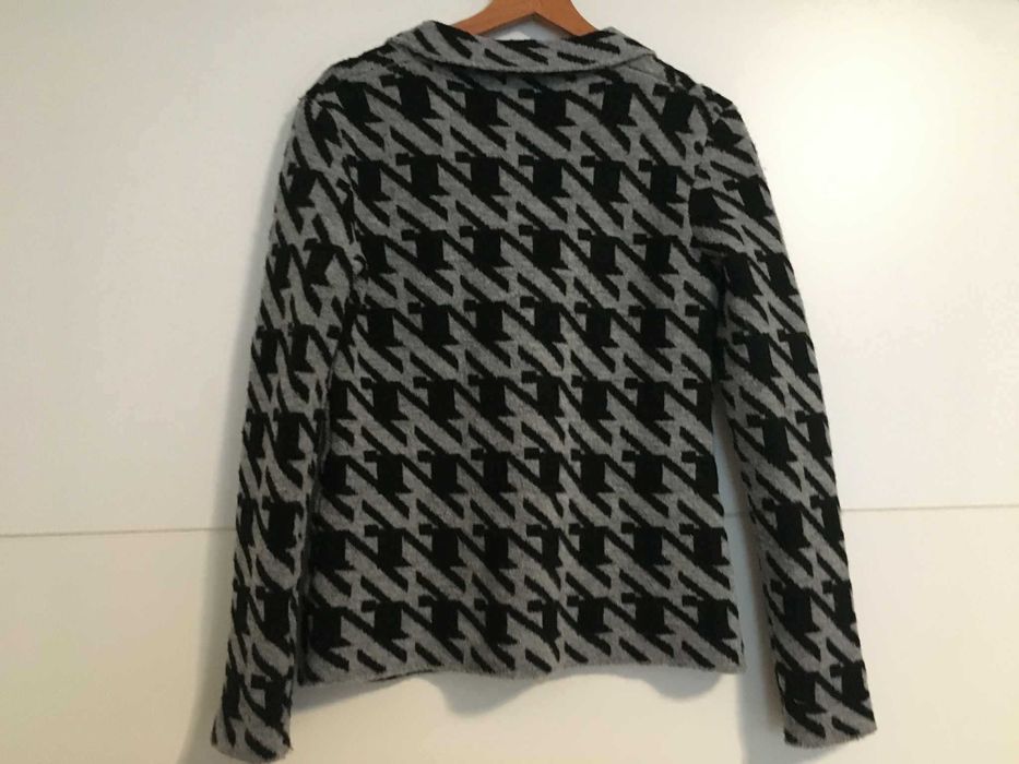 Włoski swetr ciepły miły 38 elegancki klasyka