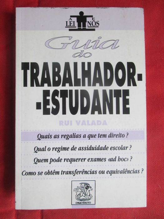 Guia do Trabalhador Estudante, de Rui Valada