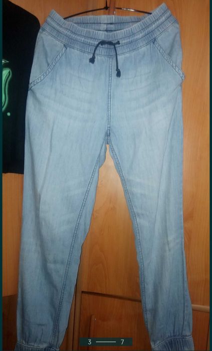 H&M nowa koszulka + jeansy miekkue wygidne dokem gumka  wzr 158-170