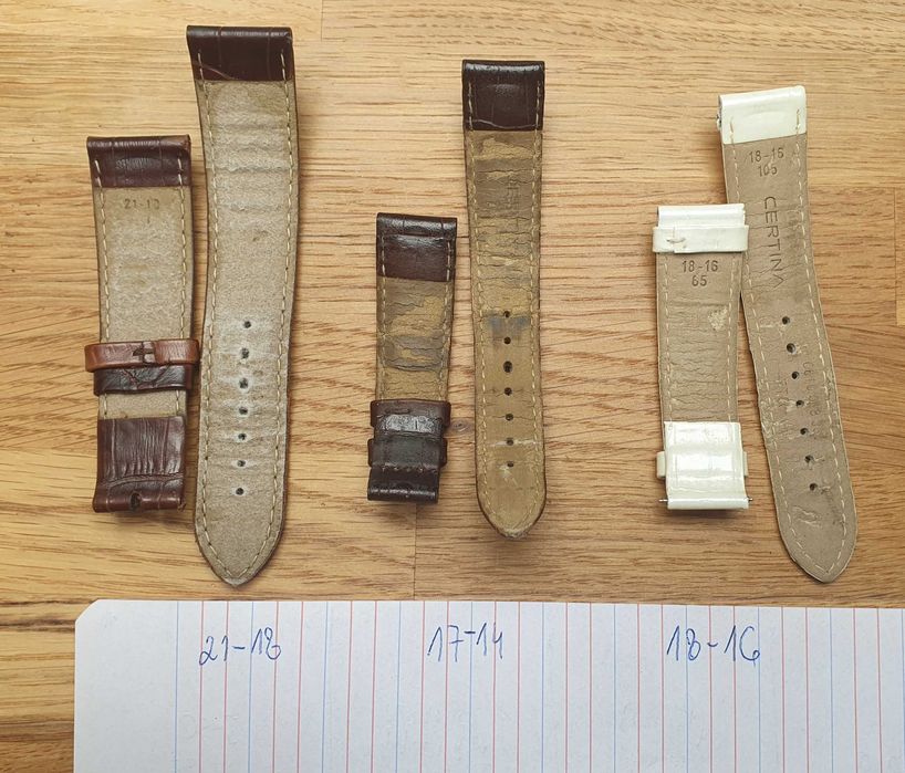 Paski CERTINA - 7 szt. - używane - tanio