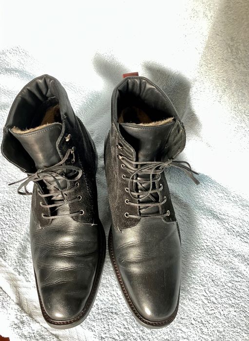 Botas italianas cabedal