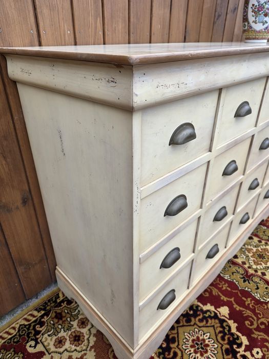 Komoda vintage z szufladami jasna 125 cm #1994 Stylowy Węgrów