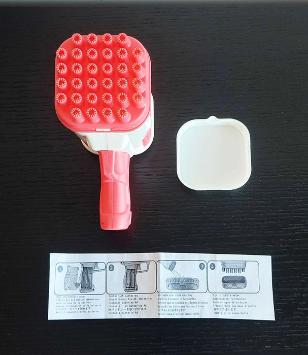 Pistola de bolhas de sabão