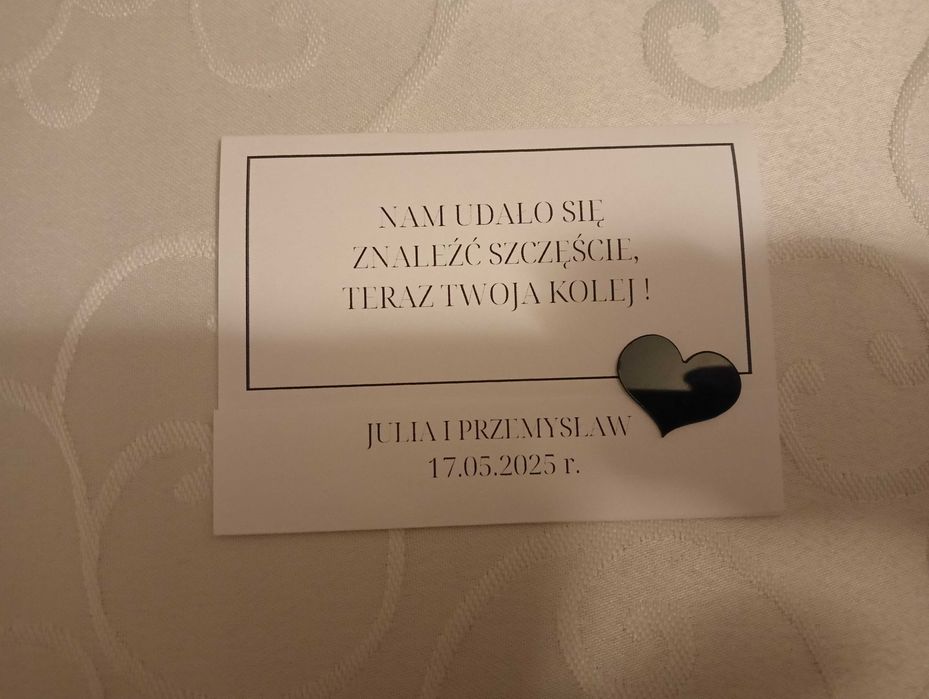 podziękowanie dla gości