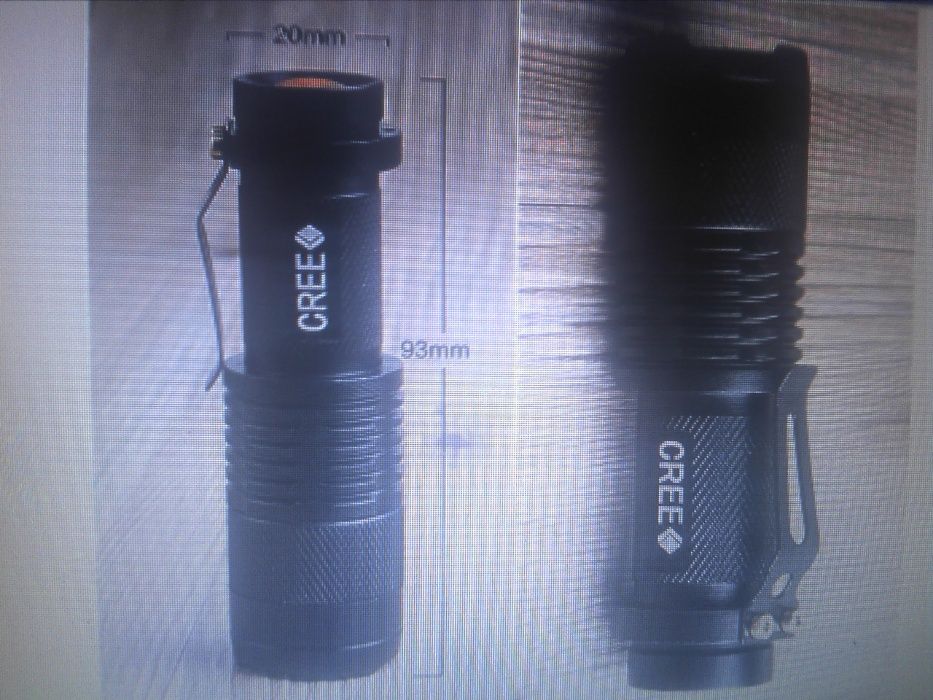 Lanterna Potente e com Zoom