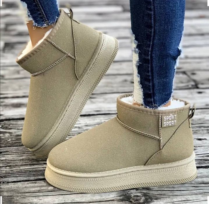 Угги оливковые