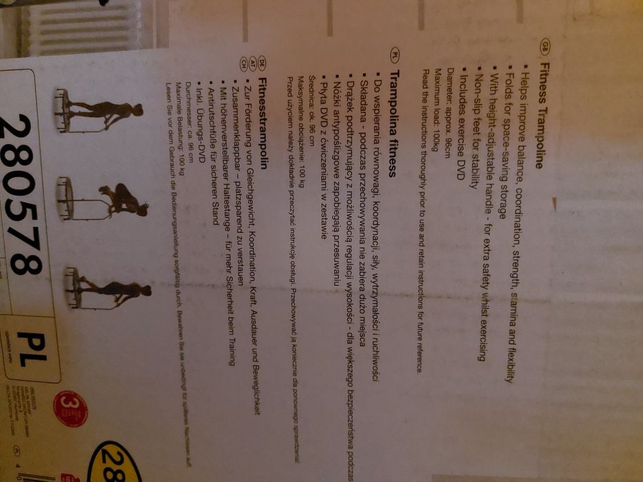 Trampolina sportowa do cwiczen