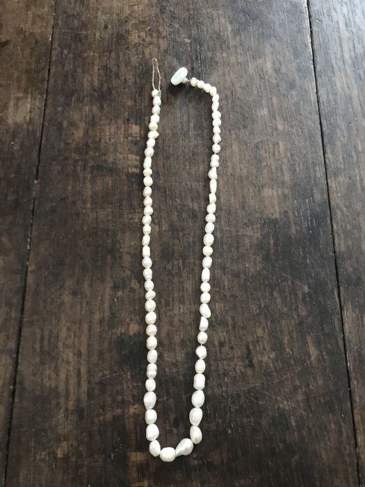 Бусы с речного жемчуга