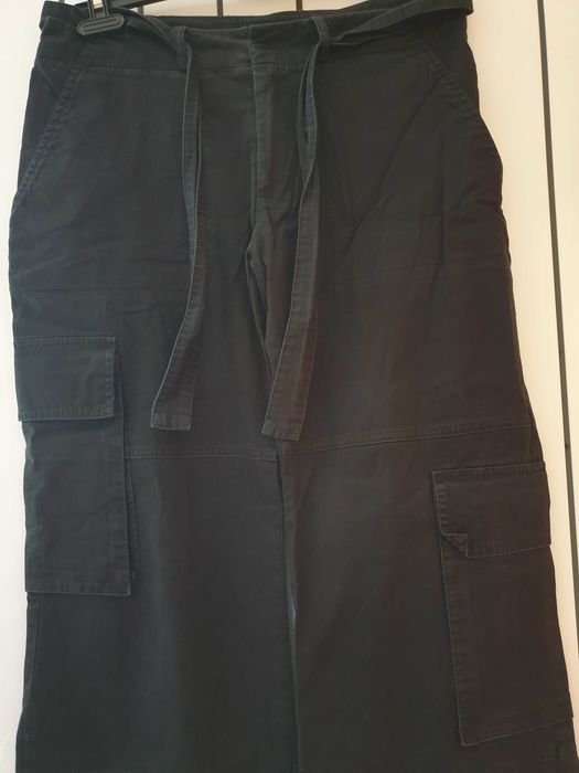 Czarne bawełniane bojówki InWear r. 40