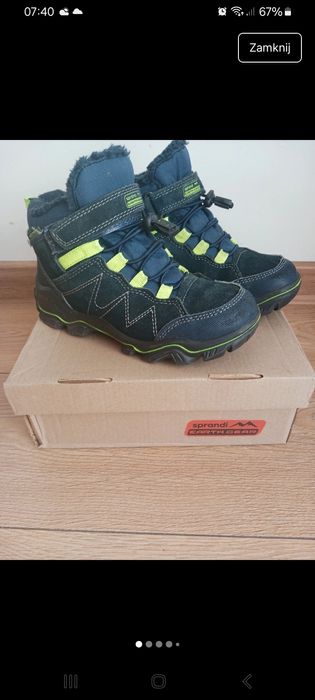 Buty zimowe chłopiec rozm 33