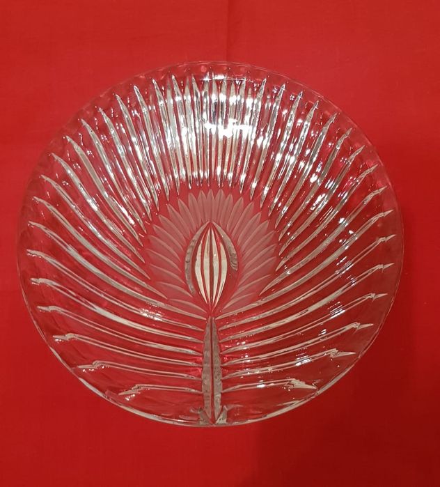 Винтажная хрустальная ваза