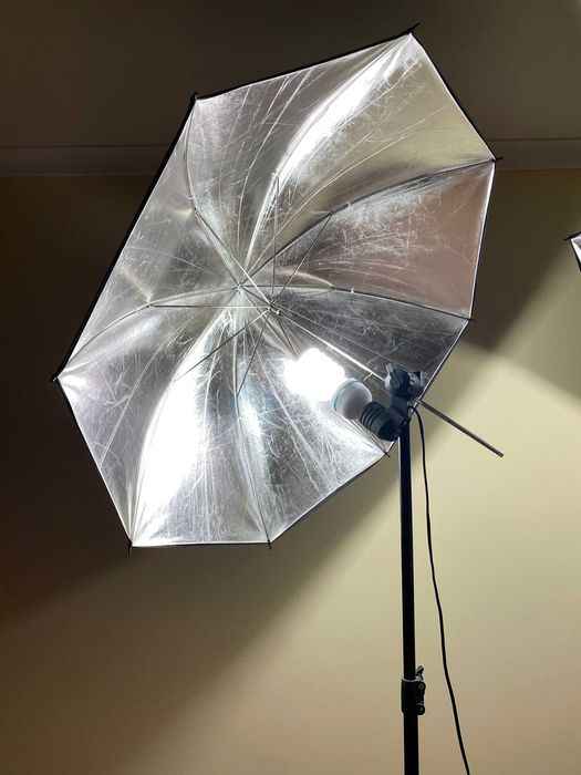 Kit duplo de iluminação para estúdio fotográfico e vídeo