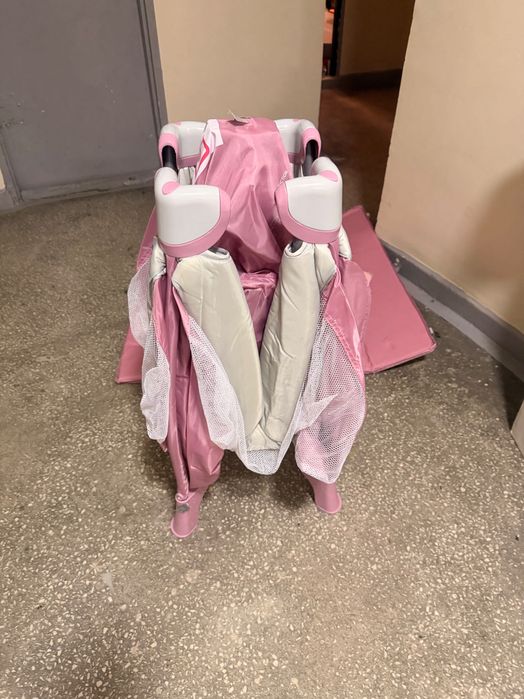 baby design play kojec łóżeczko o8 pink