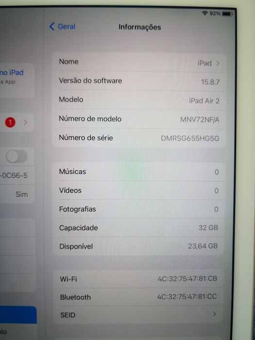 Apple iPad Air 2 A1566 Gold