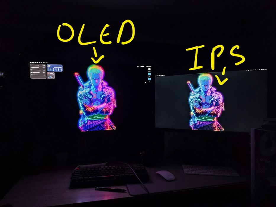 Monitor OLED 4K 165Hz Gigabyte com 2 anos e meio de grantia