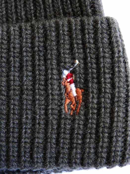 Новая шапка POLO Ralph Lauren 100%оригинал шерсть унисекс США хаки