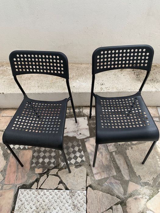 Cadeiras de plastico, ikea