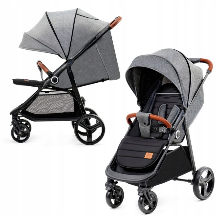 Nowy  wózek dziecięcy KINDERKRAFT Grande Plus Szary