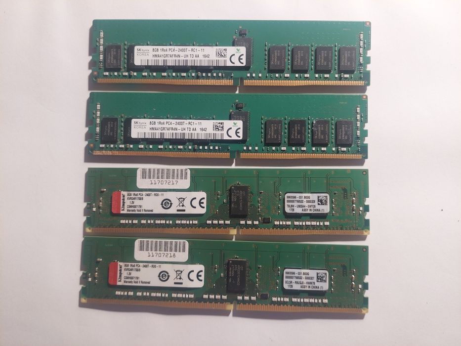 ddr4 на 8Гб 2133  2400 серверна оперативна память