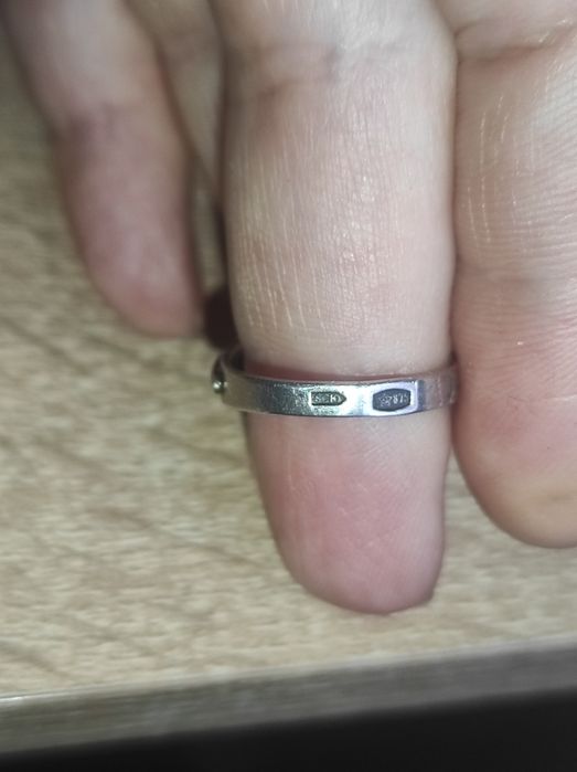 Кольцо винтажное Свердловск,срібло 875,серебро СССР Халцедон