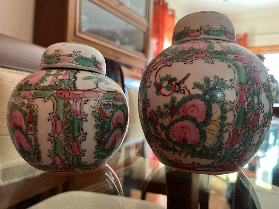 Potes de Porcelana Chinesa