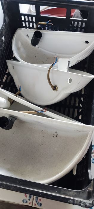 5 Apliques de parede em gesso