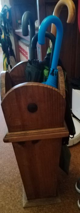 Suporte guarda-chuva madeira mexicana