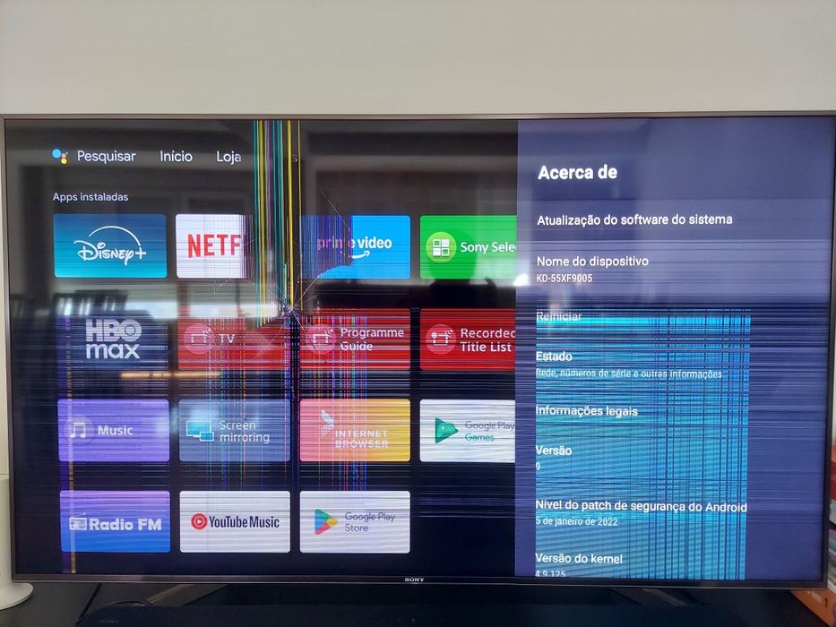 Sony TV Bravia KD-55XF9005 (split screen)64552785465090121