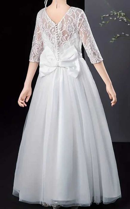 śliczna nowa sukienka komunia, wesele r. 146