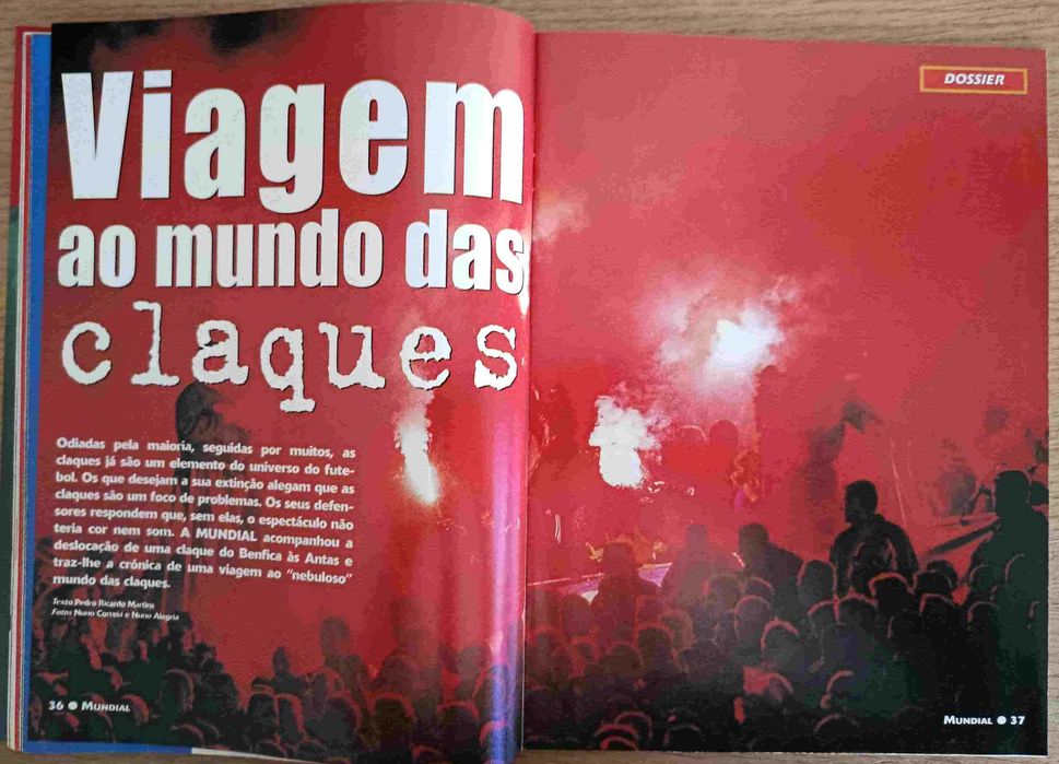 Benfica - Preud Homme e Enke - Revista Mundial de fevereiro 2000