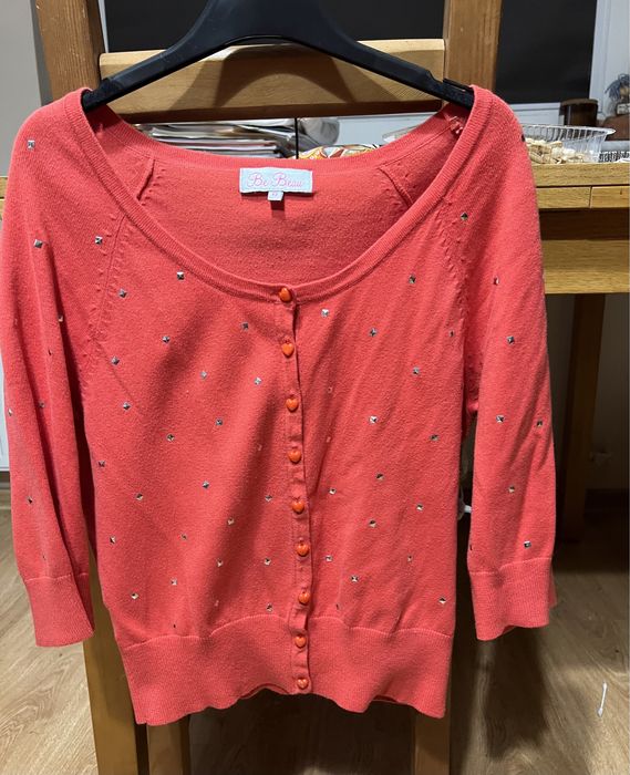 Krótki sweterek z krótkim rękawem Be Beau r. 12/40